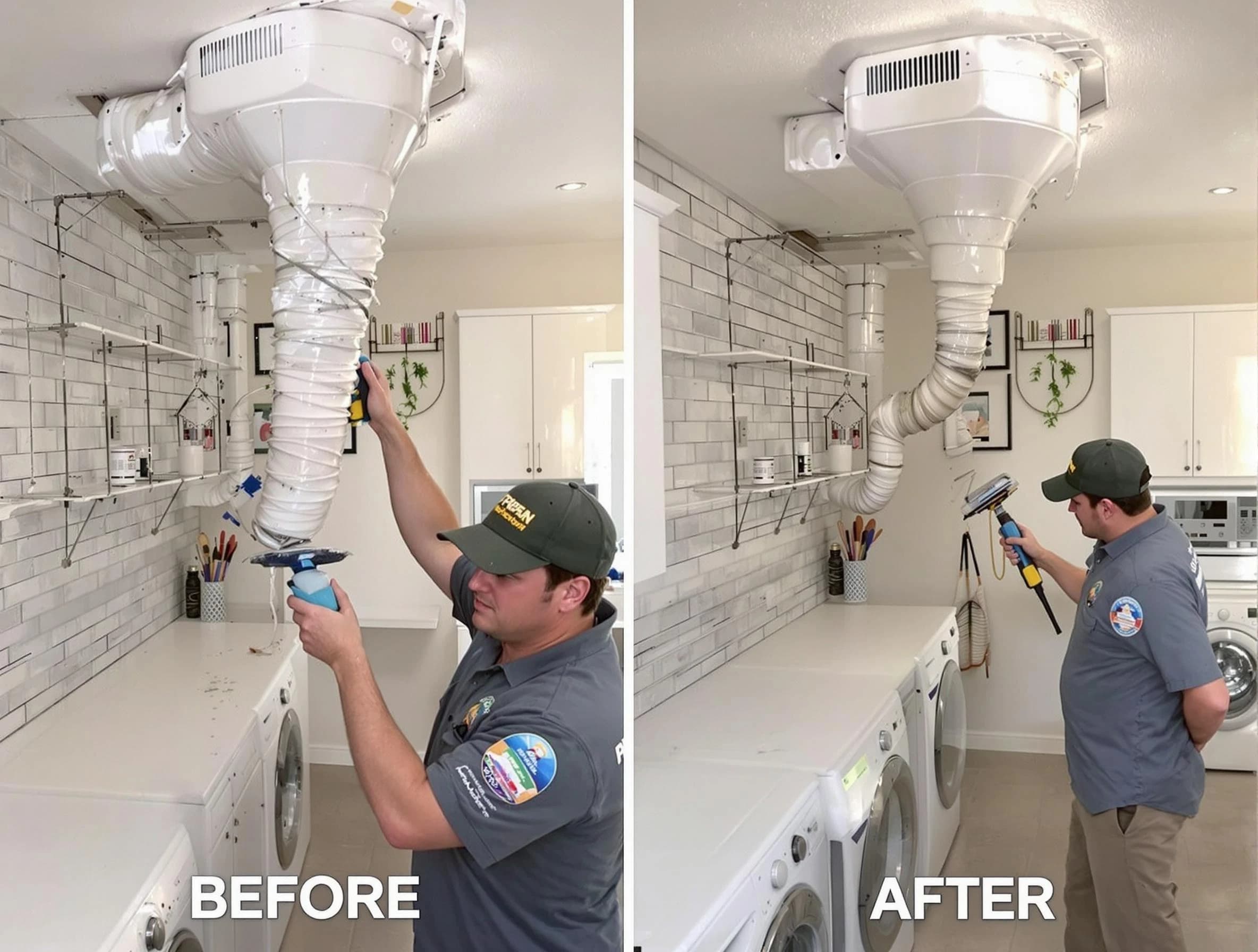 Professional dryer exhaust vent cleaning by Pine Dryer Vent Cleaning in Pine