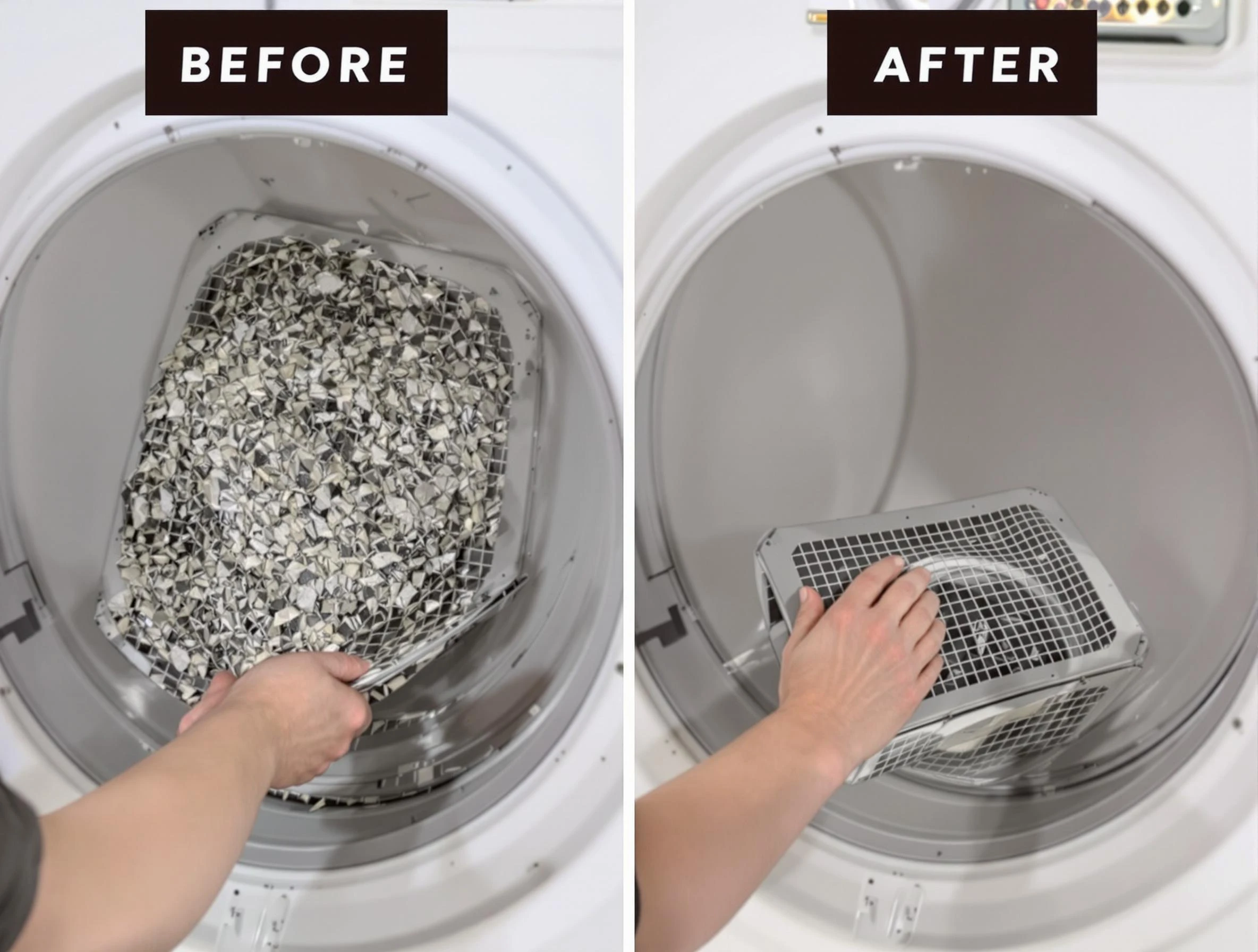 Professional lint trap cleaning by Pine Dryer Vent Cleaning in Pine