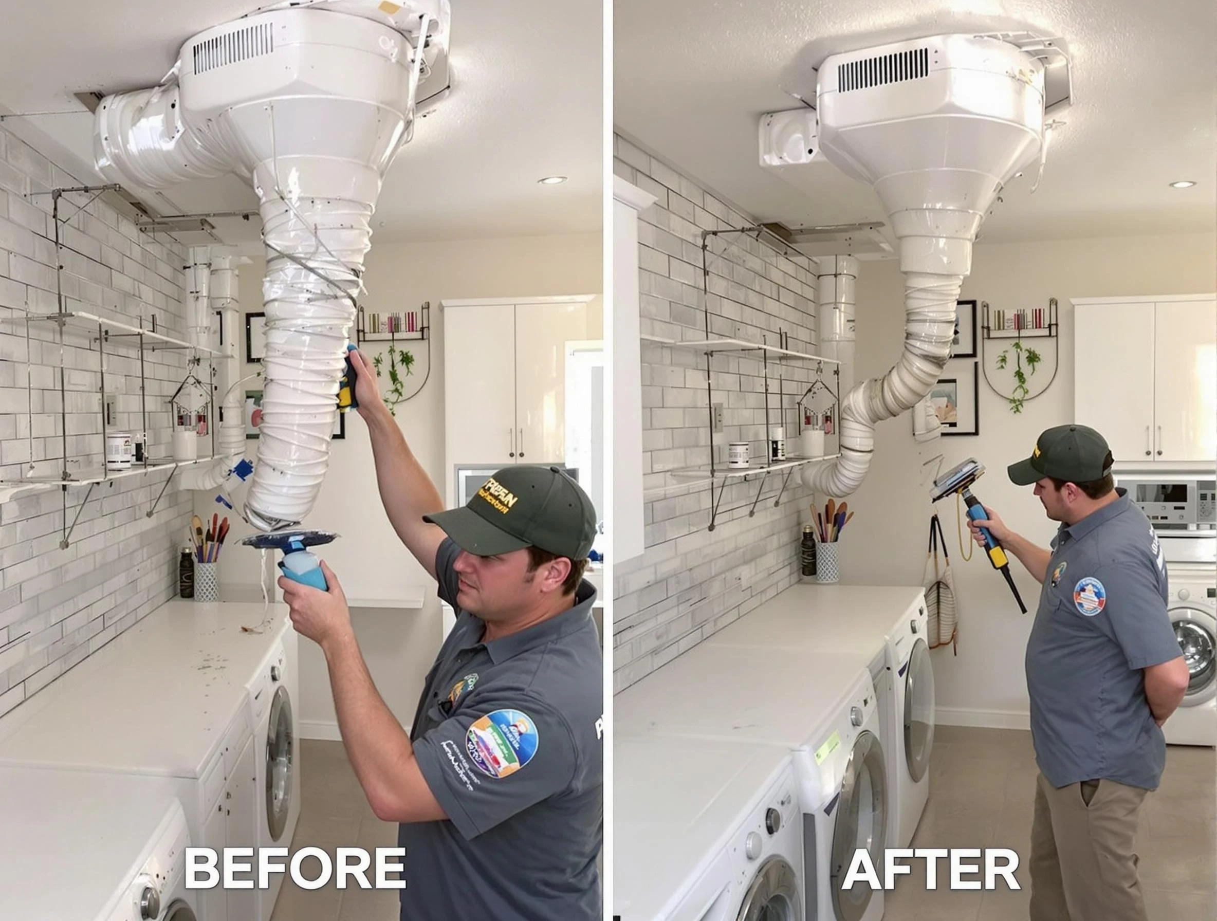 Professional dryer exhaust vent cleaning by Pine Dryer Vent Cleaning in Pine